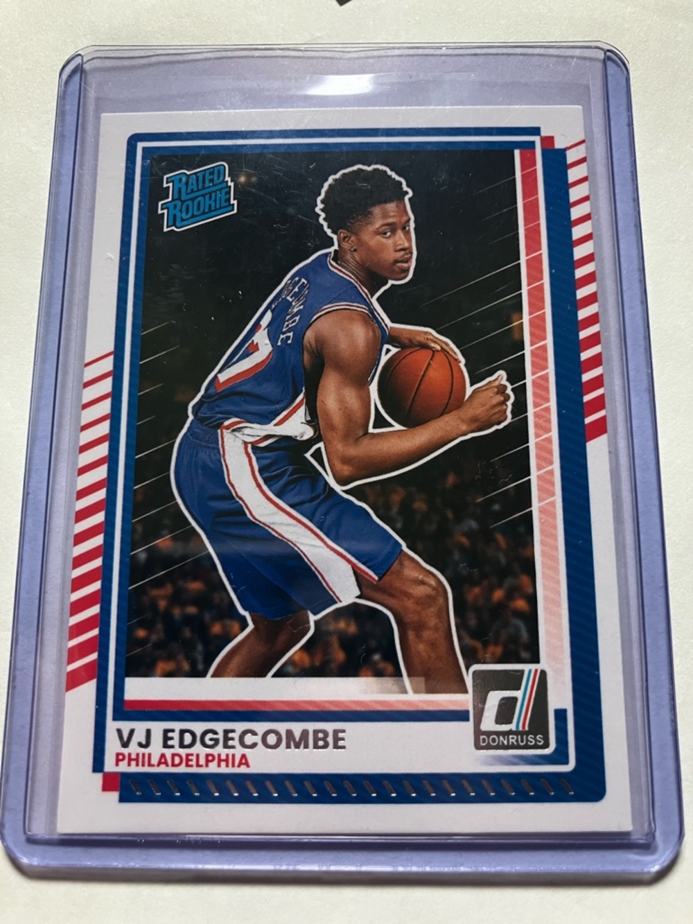 2025-26 Donruss VJ Edgecombe Philadelphia 76ers Rated Rookie Card